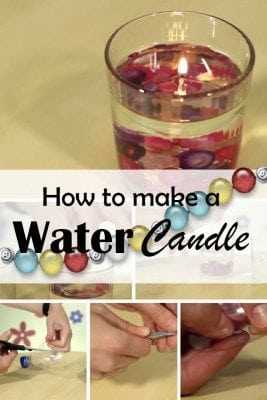 Add a beautiful lighting to your home with DIY water candle. It looks astonishing and elegant.