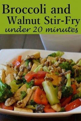 Mix various vegetables of your choice and create this versatile Broccoli and Walnut Stir-fry. This savory meal is perfect for a weekend dinner. It's nutritious, full of flavor and simple to make.