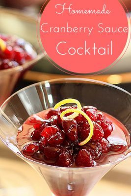 Zingy and refreshing homemade Cranberry Sauce Cocktail for your satisfaction. Be creative and don't throw away those leftover cranberry sauce, transform it into a sweet drink you deserve after all the hard work.