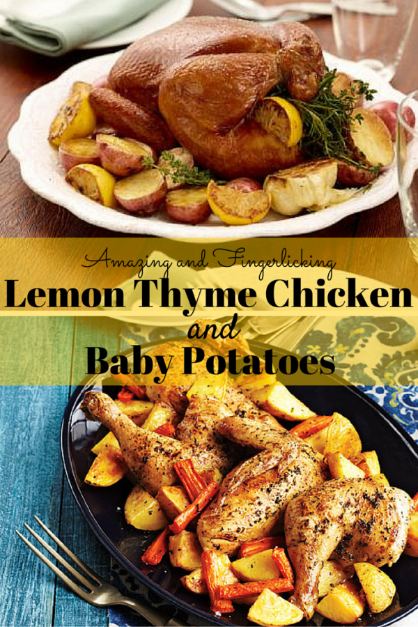 Lemon Thyme Chicken and Baby Potatoes Surprisingly Delicious Weeknight