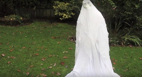 diy cheese cloth ghost