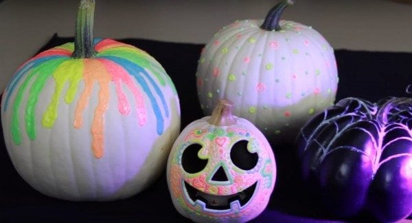 diy glow in the dark pumpkin