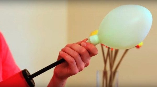 diy halloween ghost glow balloons