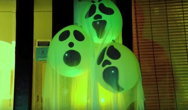 diy halloween ghost glow balloons