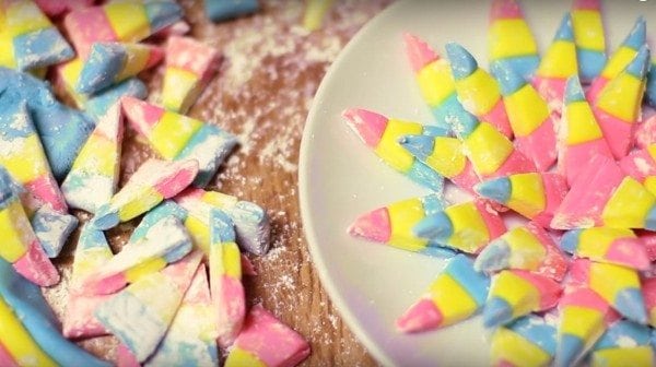 homemade bubblegum candy corn