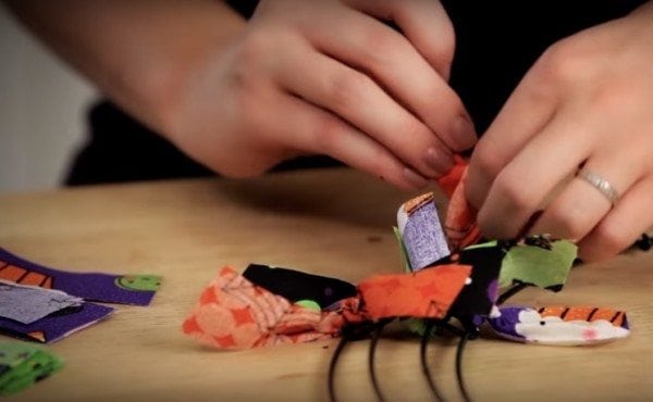 diy halloween wreath