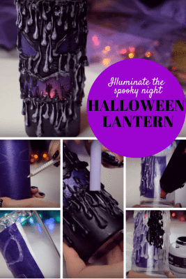 Scary, spooky and crafty. A DIY lantern to light up the Halloween nights.