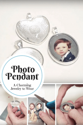 A DIY photo pendant is the perfect gift to someone special. It's simple to do one-of-a-kind keepsake that can be worn and treasured for years to come.