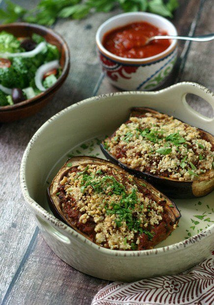 Paleo Stuffed Eggplant