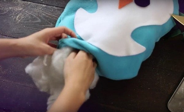 diy penguin pillow