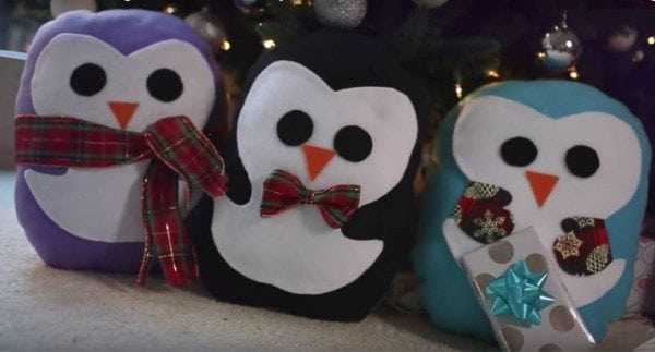 diy penguin pillow