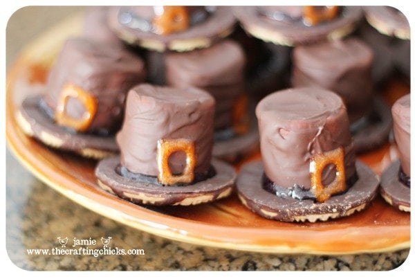 Chocolate Covered Pilgrim Hats