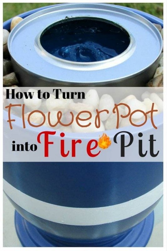 Family and friends gather around a fire pit is a great time to experience the outdoors. Turn your old flower pit into a lovely and simple fire pit.