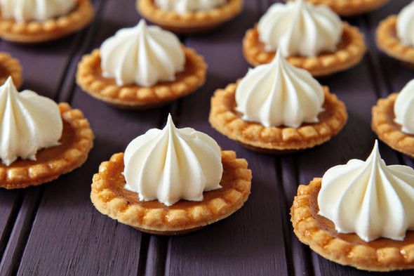 mini pumpkin pies