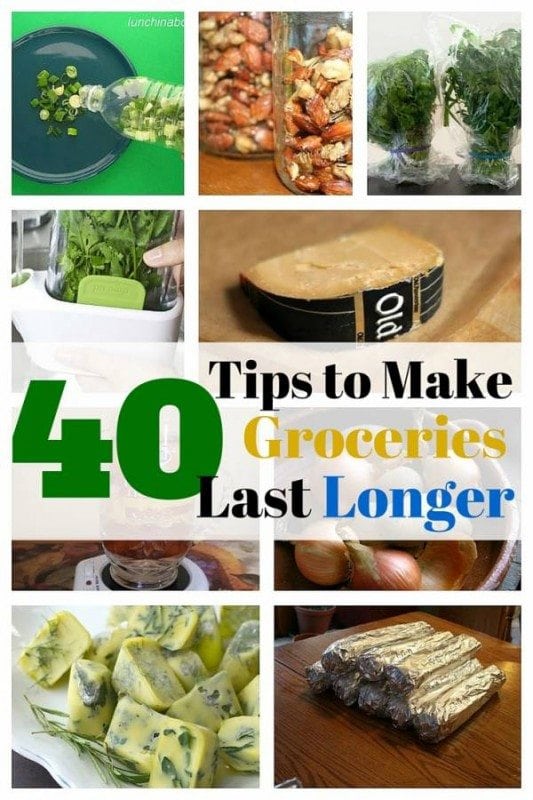 Keep the groceries fresh and useful with these 40 smart and easy tips. You will surely enjoy cooking without wasting money and food.
