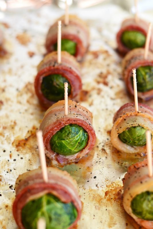 Bacon Wrapped Brussels Sprouts