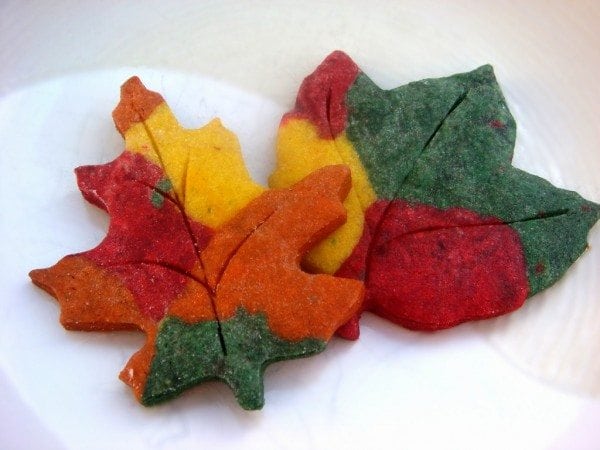 fall leaf cookies