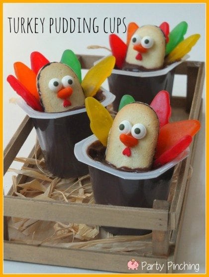 turkey pudding cups