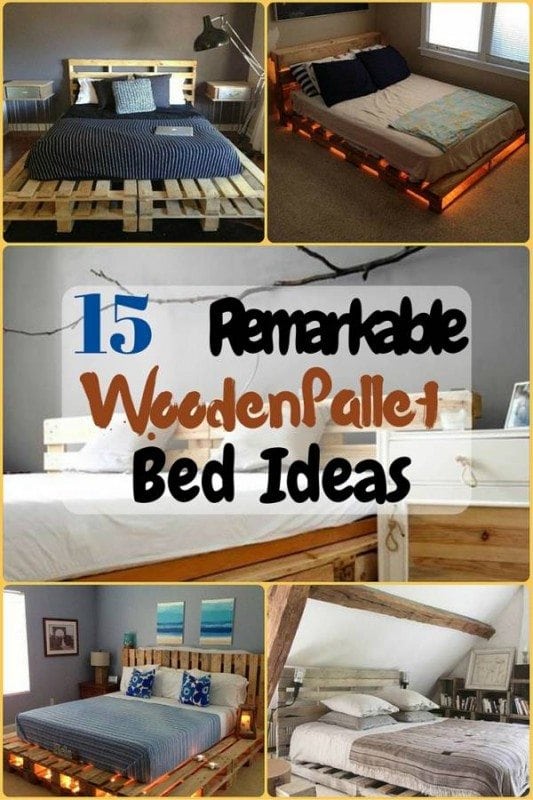 Thinking of remodeling your bedroom? Any living space can be renovated with some shipping pallet skids that can be converted into standard and premium bed layouts with a very few creative twists and steps.