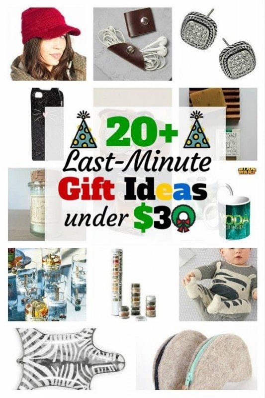 On a tight budget this season? Here is a list of last-minute gift ideas this holiday season that are under $30. Choose your gift now!