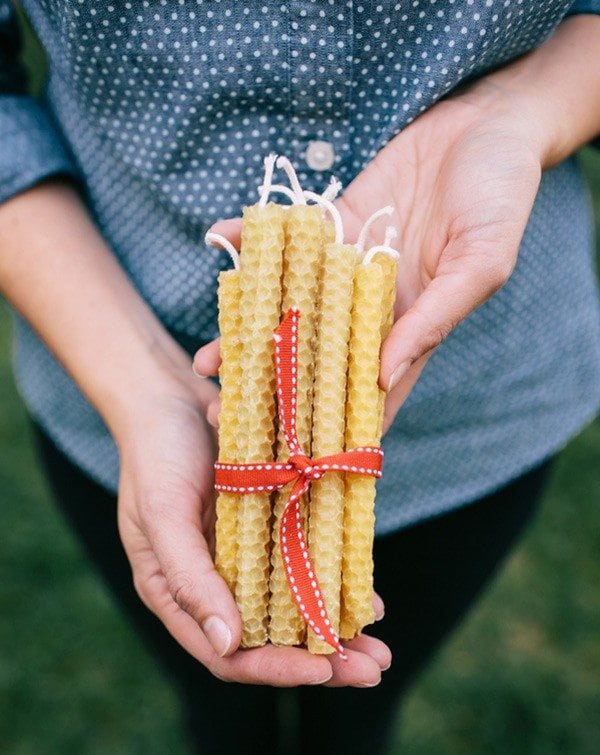 DIY Beeswax Candle