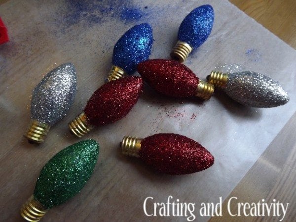 Glitter Christmas Lights