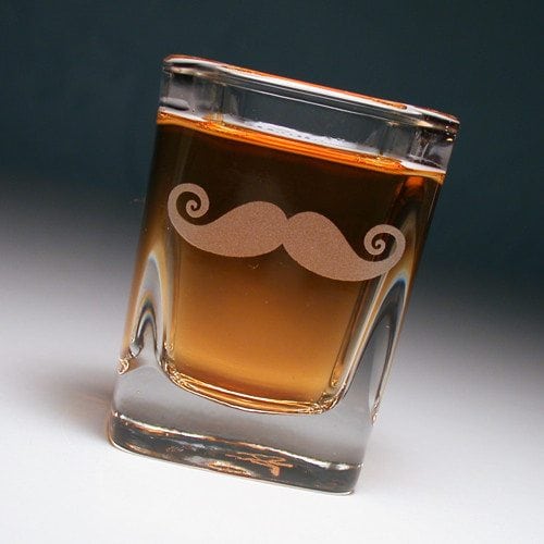 Mustache Shot Glass