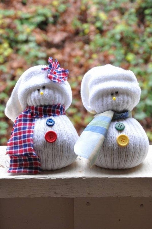 sock snowman