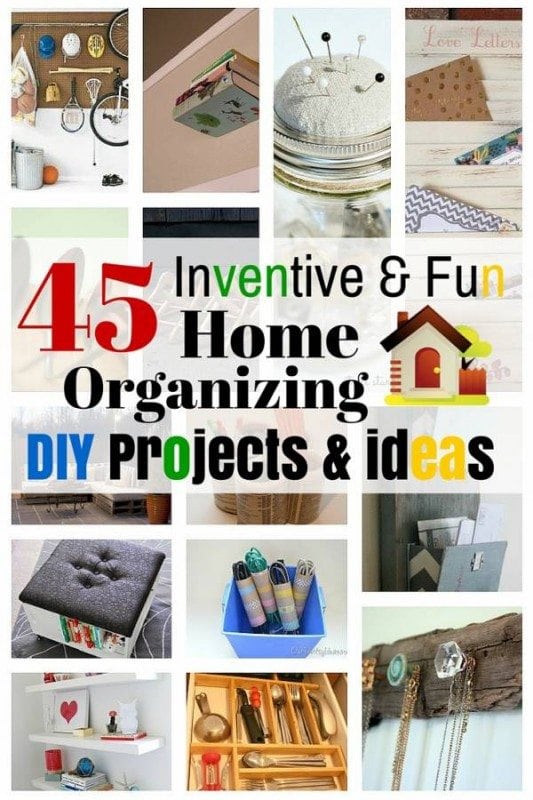 DIY projects that you can create to help you get organize at home. They are fun to make and budget-friendly.