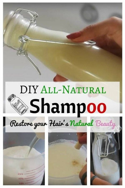 Try this recipe today to create your own homemade shampoo. This is a lot cheaper, healthier and safer than the ones you can buy from stores.