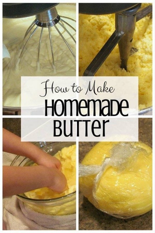 Create your own butter for everyday use. Homemade butter is more delicious than the ones you find in stores.