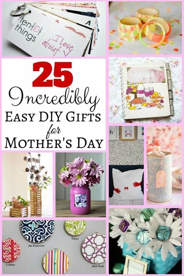 Show love to your Mom this Mother's Day with these super easy DIY gifts. Nothing beats a gift straight from the heart.