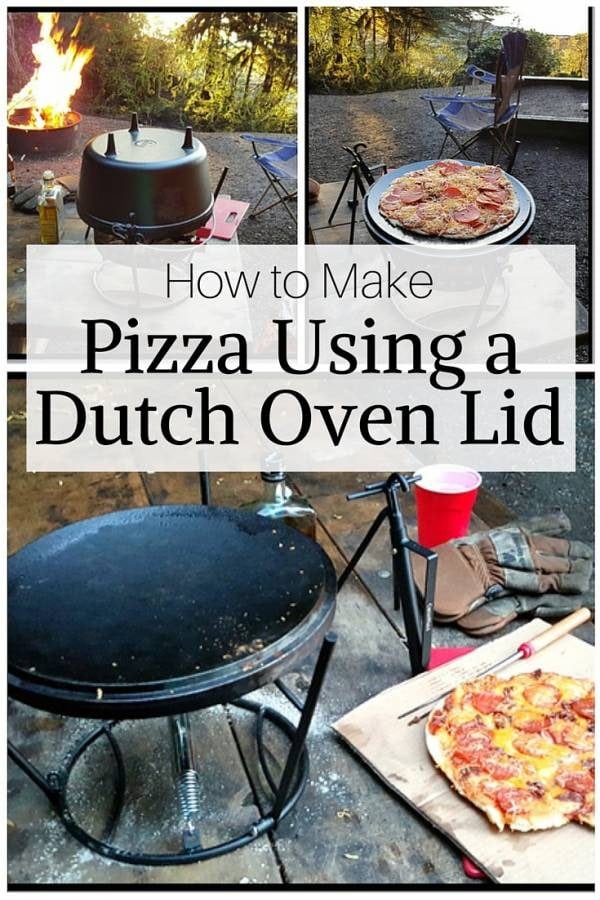 Camping while making pizza are two things you must experience. By using a dutch oven lid, you can have that tasty, crunchy pizza while enjoying the outdoors.