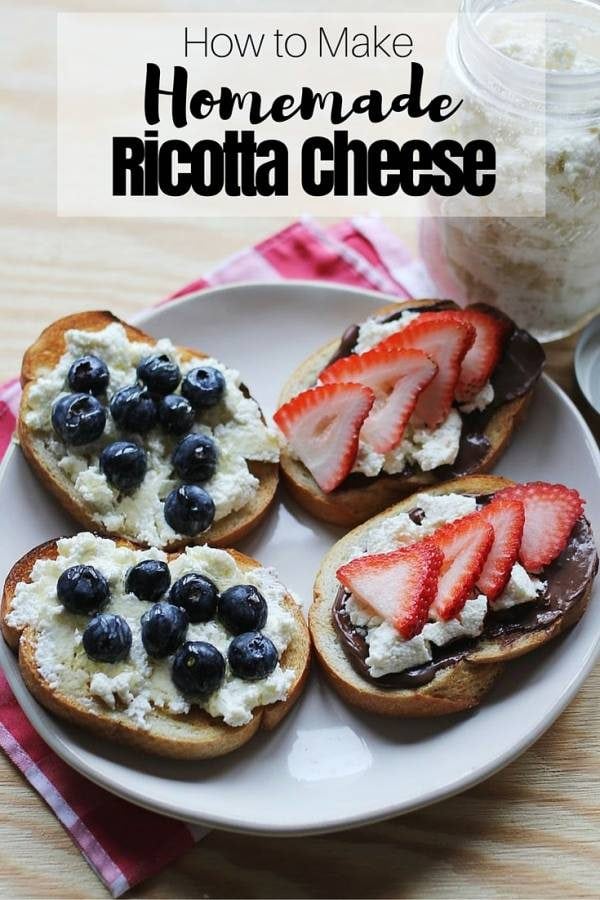 Create your own ricotta cheese to achieve that creamier and delicious treats. Don't worry as the recipe is easy to follow.