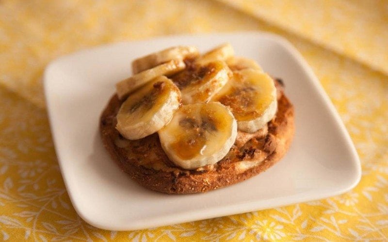 How to Eat Healthy For Less Than $400 a Month - banana english muffin