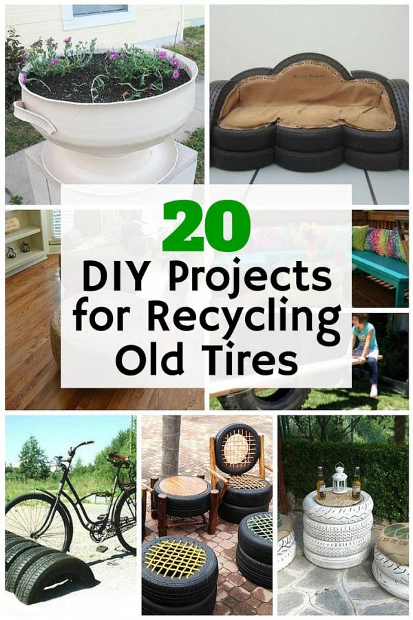 20 DIY Projects for Recycling Old Tires - The Budget Diet