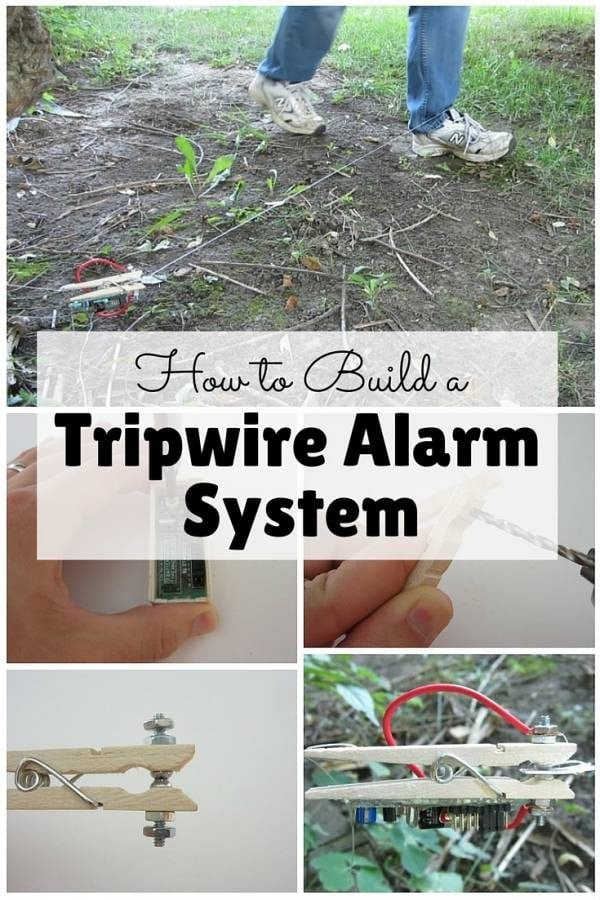 A classic and effective alarm system that you can make on your own. Protect your property with this DIY.