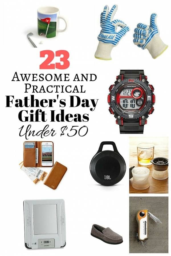 Surprise your super Dad this coming Father's Day with these amazing gift ideas under $50. Cool finds that will amaze your Pops.