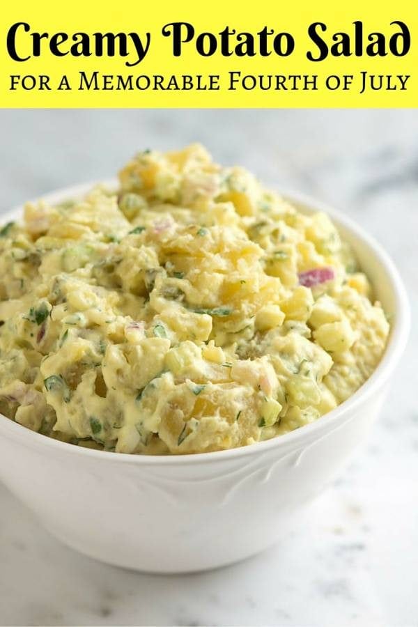 Potato salad is perfect to beat the heat of this summer. Picnics and barbecue gatherings are never complete without this tasty appetizer. A delicious addition to your celebration.