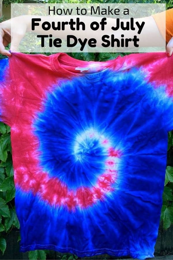 Be proud and wear this Fourth of July Tie Dye Shirt. Make some for the entire family.