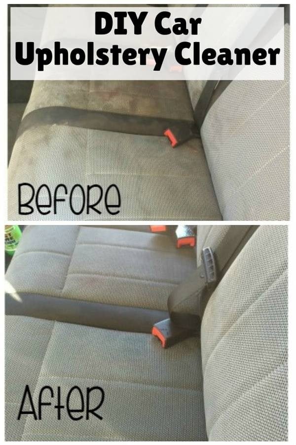 DIY Car Upholstery Cleaner: Make Your Interior Look Brand New! - The Frugal  Ginger