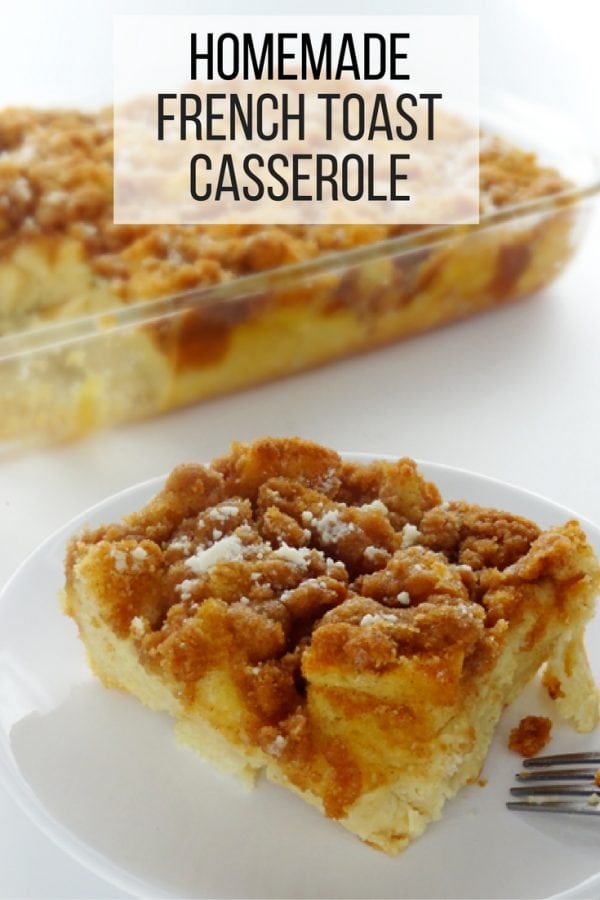 Start the morning right with the smell of freshly baked french toast casserole. Easy-to-prepare, healthy and tasty.