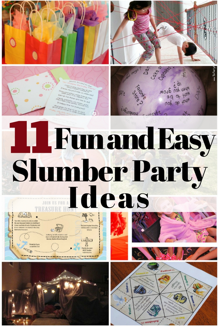 11 Fun And Easy Slumber Party Ideas The Budget Diet