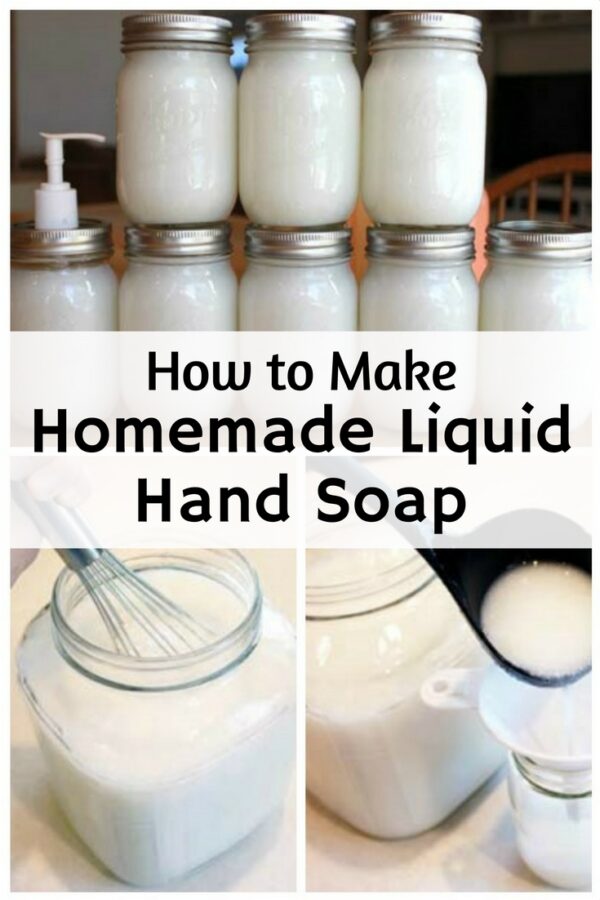 With only a few ingredients and a few steps, you can create your own homemade liquid hand soap. It is not only inexpensive but smells so good.