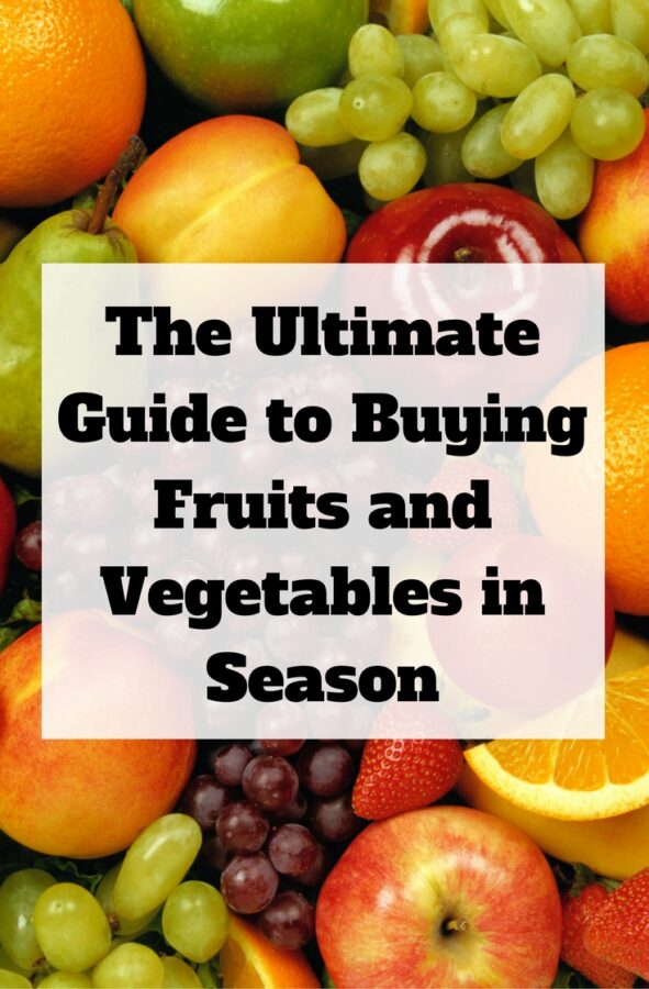 Here is the ultimate guide of what fruits and vegetables to buy per season. With this, you can save a lot and you have freshest and healthiest for each month. 