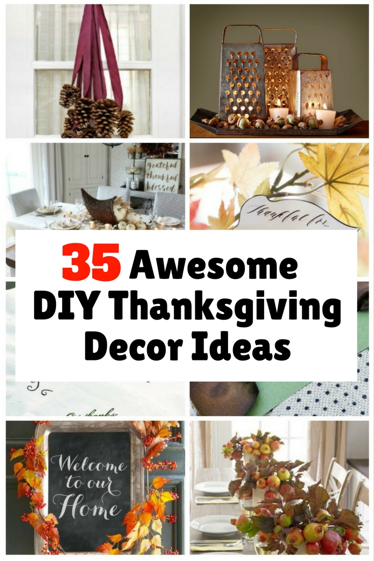 Thanksgiving Day is just a few weeks away. Prepare your home with these awesome DIY decor ideas that will surely set the festive mood.