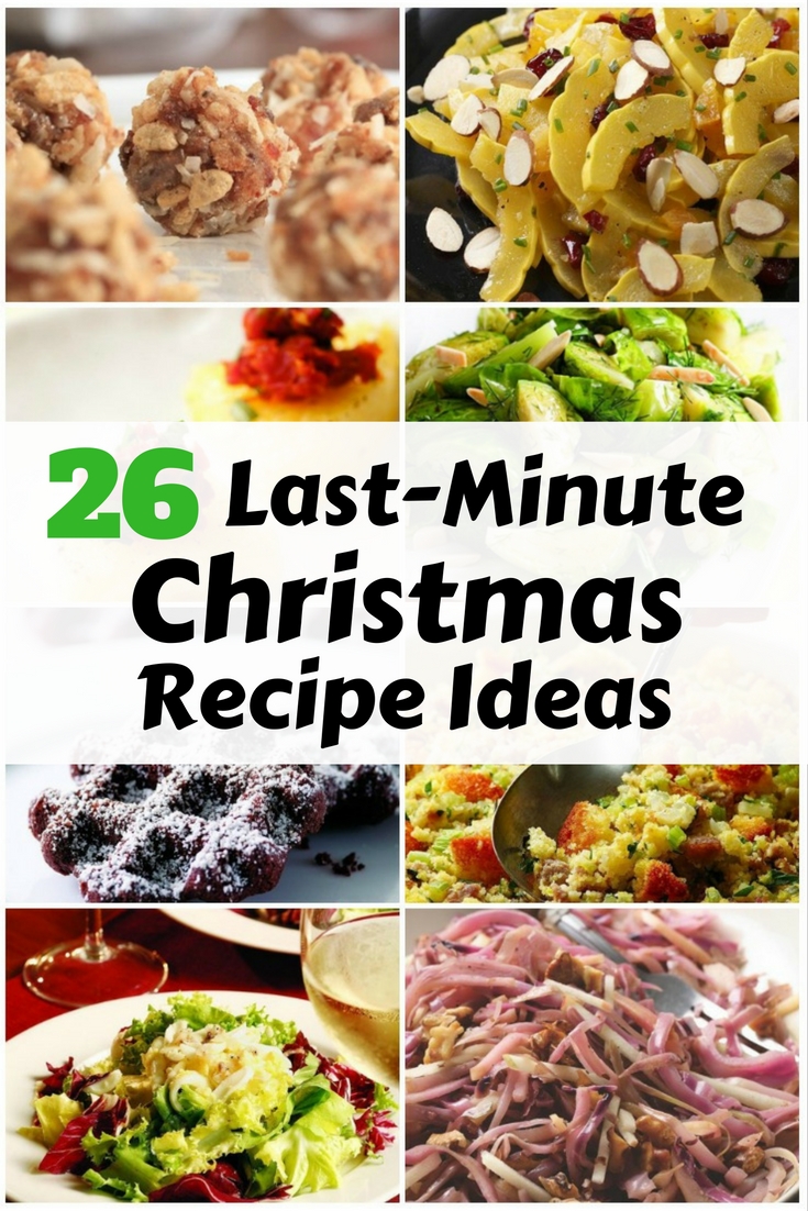 Try these last-minute Christmas recipe ideas that you can prepare for 30 minutes. Family and friends will surely love you for it.