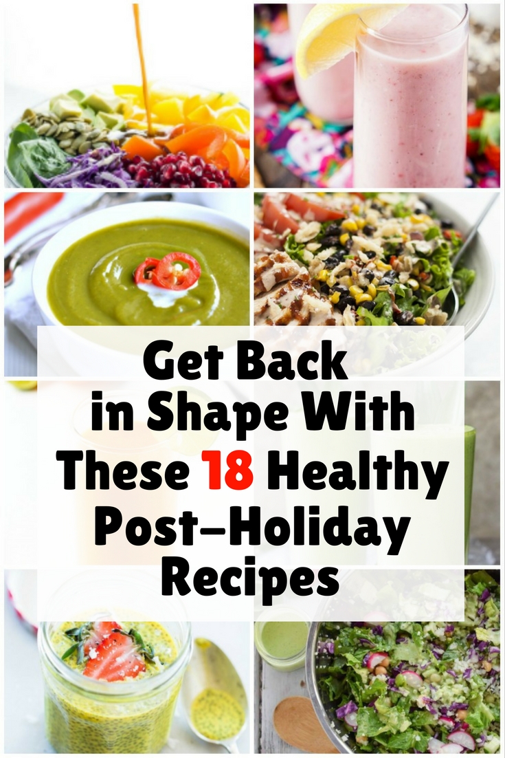 Return to your slim figure with these easy-to-prepare and healthy post-holiday recipes. Enjoy and have a healthy lifestyle.