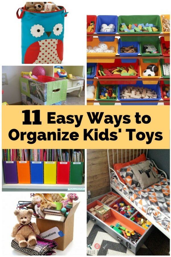 11 Easy Ways to Organize Kids' Toys - The Budget Diet