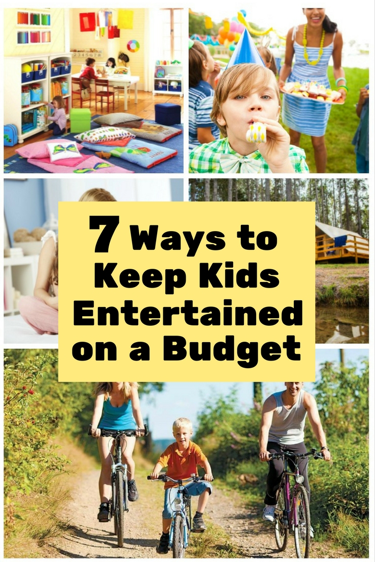 Kids get bored easily. Here are some ways to keep them entertained on budget.